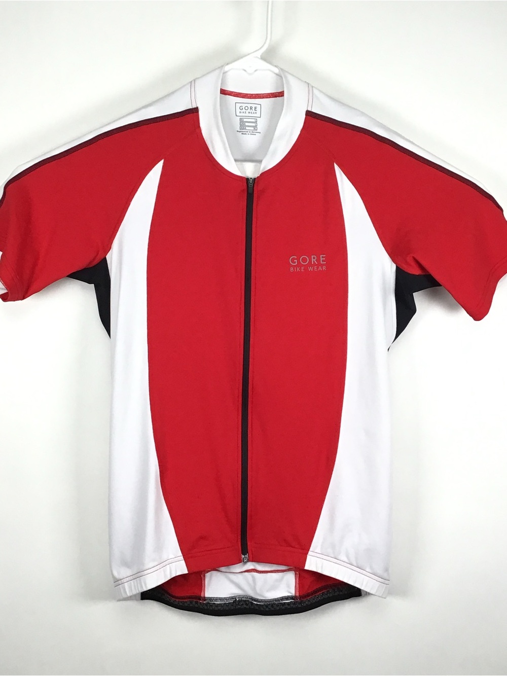 Gore Bike Wear men’s short sleeve full zip cycling jersey large